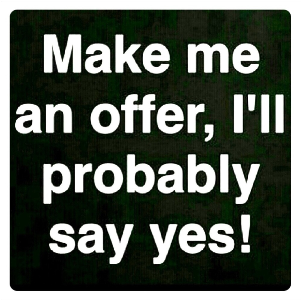 Make offers☺️